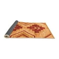 thumbnail image 2 of Ahgly Company Indoor Round Abstract Orange Modern Area Rugs, 8' Round, 2 of 4