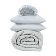thumbnail image 5 of Serta Simply Clean 7-Piece Gray Pleated Bed in a Bag, King, 5 of 10