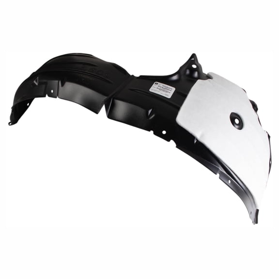 TRQ Front Left Inner Fender Liner Black Drivers Side Fits Select 2019-2023 Mazda 3 MA1248153