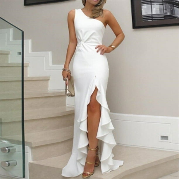 IDALL Wedding Guest Dresses,Prom Dresses Women's Formal Long Ruffled Slit Floor Length Dress Evening Gown Maxi Dresses,Formal Dresses,Graduation Dress White Dress 3XL - Walmart Business Supplies IDALL Wedding Guest Dresses,Prom Dresses Women's Formal Long Ruffled Slit Floor Length Dress Evening Gown Maxi Dresses,Formal Dresses,Graduation Dress White Dress 3XL - Walmart Business Supplies