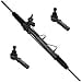 thumbnail image 3 of Detroit Axle Complete Power Steering Rack & Pinion Assembly [WITHOUT Sensor] + All 4 Inner & Outer Tie Rod Ends, 3 of 4