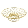 thumbnail image 5 of SEWCHICS Wire Produce Baskets Metal Bread Baskets Golden 1Pack, 5 of 7