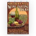 thumbnail image 2 of Northern Neck, Virginia, Wine Vintage Sign (36x54 Giclee Gallery Art Print, Vivid Textured Wall Decor), 2 of 3