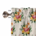 thumbnail image 4 of Watermelon Valances for Windows Farmhouse Kitchen Curtains Valances Rod Pocket Valance Curtains for Kitchen Windows Summer Lemon Tea Retro Tropical Palm Leaves Window Valances for Bathroom 54"x18", 4 of 6
