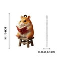 thumbnail image 3 of Rapeiae Exquisite Flat Animals Series 2D Acrylic Backpack Car Pendant Decoration Ornament, 3 of 7