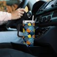 thumbnail image 4 of Flower Floral 40oz Tumbler With Handle Gifts For Grandma Aesthetic Tumbler With Lid And Straw For Hiking, 4 of 6