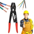 thumbnail image 5 of Wire Crimping Tool, Crimping Pliers Terminal Crimping Tool, Wire Connector Crimping Tool, High Carbon Steel Wire Crimper Tool for Electrical Connectors, 5 of 9