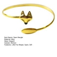 thumbnail image 7 of Mightlink Creative Women Little Fox Shape Bangle Elegant Open Adjustable Bracelet Electroplating Simple Bracelet Jewelry Gift, 7 of 7