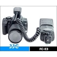 thumbnail image 3 of JJC FC-E3 1.3M TTL Off-Camera Hot Shoe Cord 1.3 meters for Canon replace OC-E3, 3 of 7