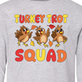 thumbnail image 4 of Inktastic Turkey Trot Squad Thanksgiving Long Sleeve Youth T-Shirt, 4 of 5
