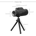 thumbnail image 6 of Portable Waterproof Monocular Telescope 40X60 Outdoor Day Night Vision Telephoto Camera Focus Optical HD Lens + Phone Clip  + Tripod Waterproof For Hiking Camping Hunting Sightseeing, 6 of 10