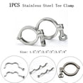 thumbnail image 2 of 1.5\"2\"2.5\"3\"3.5\"4\"Stainless Steel Sanitary Tri Clamp Clamps Clover for Ferrule, 2 of 2
