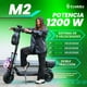 thumbnail image 2 of Scooter Eléctrico Evobike M2 Motor de Hasta 1200 w Azul, 2 of 6