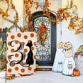 thumbnail image 3 of Halloween Cat Garden Flag 12x18 Vertical Double Sided Fall Autumn Outside Decorations Burlap Yard Flag, 3 of 7