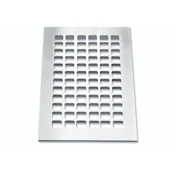 Reggio Registers G814-Ah Grid Series 6" X 12" Grille - Silver