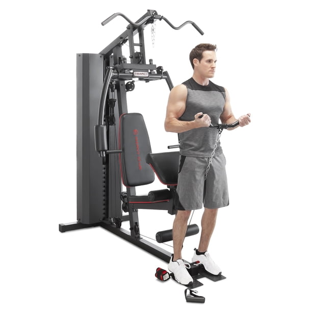Marcy 200 lbs Stack Dual Function Home Gym MKM-81010 - Walmart