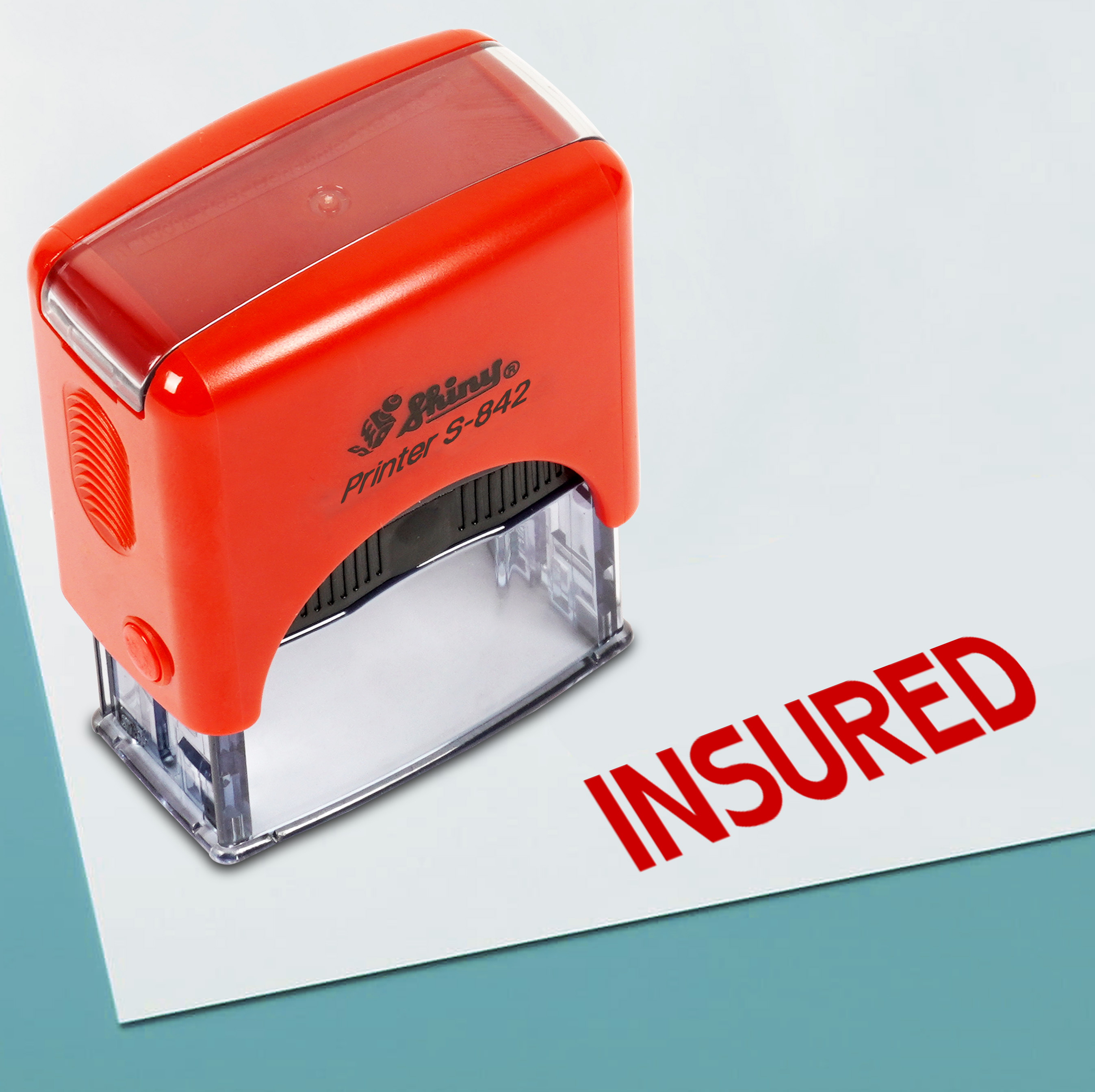 Insurance Stamping Example Printtoo Insured Self Inking Rubber Stamp Pre,Inked Office Stamp, Home ...