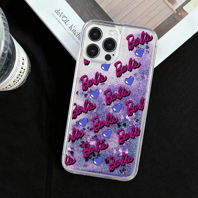 Huawei P60 P50 P40 P30 P20 Mate 50 40 30 Pro Lite Honor Magic5 X9A X9 X8 X7 70 50 Barbie Muñeca Transparente Cubierta Movedizas Glitter Lindo Caso