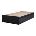thumbnail image 2 of South Shore Step One Twin Mates Bed with 3 Drawers, in Pure Black, 2 of 9