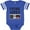 Football Blue and White, variant on Inktastic Future Gamer Boys or Girls Baby Bodysuit