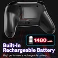 thumbnail image 4 of Fosmon Wireless Controller Compatible with Switch 2/1/Lite/OLED/Steam Deck/Android/iOS (Wired Mode for PC) Gaming Pro Controller with Turbo, Motion Control, Vibration, Digital Triggers, USB-C Chargin, 4 of 7