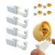 thumbnail image 1 of 4 Pack Disposable Sterile Ear Piercing kit, self piercing earrings Gun,A fun at home piercing kit (Gold), 1 of 5
