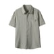 thumbnail image 2 of pstuiky camisetas de hombre, Camisa informal de manga corta con solapa y botones de color liso para hombre ropa de hombre xxxxl, 2 of 9