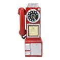 thumbnail image 1 of Modelo de teléfono decorativo de moda clásico vintage exquisito modelo de teléfono de resina decoración para bar rojo, 1 of 14
