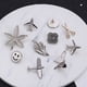 thumbnail image 1 of Broche de accesorios para traje de hombre Broche de mariposa Broche de esquina para cuello de camisa Broche de avión con cara sonriente y hoja de arce, 1 of 3