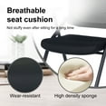 thumbnail image 3 of Upgraded Folding Office Chair Stackable Conference Room Chairs with Wheels and Padded Mesh Back Ergonomic for Reception Meeting, 2 Pack Black, 3 of 9
