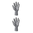 thumbnail image 1 of Soidarity Mano de maniquí masculino para hombre, muestra de mano, joyería, , organizador, soporte Gris Izquierda 2Conjunto, 1 of 1