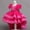 Hot Pink, variant on Girls Birthday Dress Sequin Tiered Tulle Tutu Party Flower Girl Wedding Toddler Pageant Formal Prom Gown for 1-10 Years