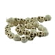 thumbnail image 1 of Perlas cobardes de turquesa howlita esculpidas con espaciadores blancos de calaveras de 1 bit 12x10 mm 30 piezas, 1 of 8