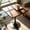 Walnut, variant on Square Dining Table, 23.6" Tulip Pedestal Table, Mid Century Modern Kitchen Table for 2, Small Space Bistro Dining Table for Apartment Living Room Cafe, Black