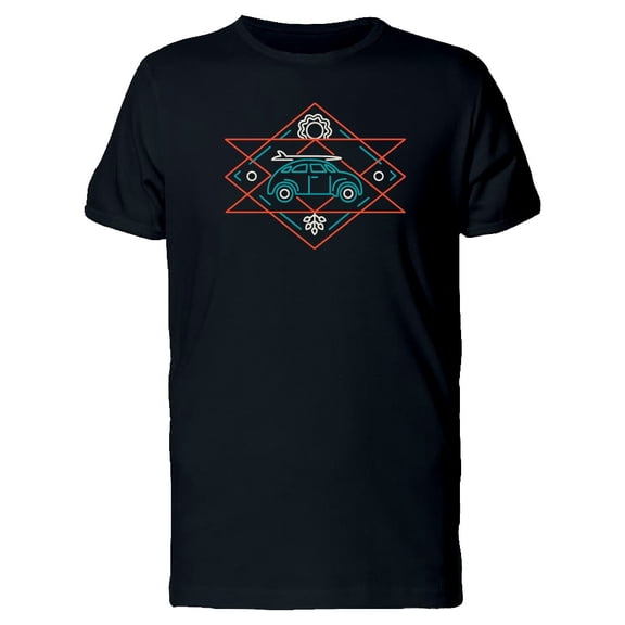 Summer Vacation In Sharp Effect T-Shirt Men -Image by Shutterstock, Male 3X-Large