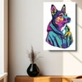 thumbnail image 4 of Canaan Dog Wall Art Cute Animal Decor for Kid's Bedroom, Home Office Conversational Piece, Bathroom Decor, Gifts for Dog & Beach Lover, Baby Shower, Birthday, Hang Ready, 4 of 6