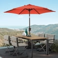 thumbnail image 4 of COBANA 7.5’ Patio Umbrella, Outdoor Table Market Umbrella for Garden, Orange, 4 of 7