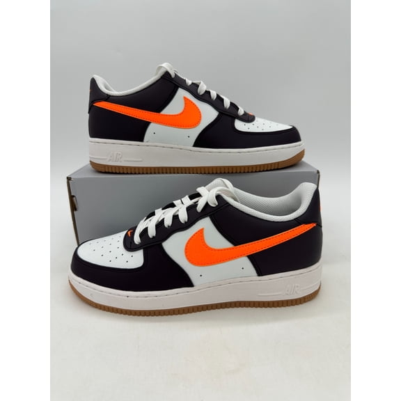 Nike Air Force 1 Youth Size 7 Women's Size 8.5 White Black Shoes CT3839 119
