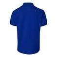 thumbnail image 2 of Hanes Boys School Uniform 4-18 EcoSmart Jersey Polo Shirt, 2 of 4