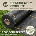 thumbnail image 3 of DeWitt Sunbelt Weed Barrier Fabric 3.2 oz, Heavy-Duty Ground Cover, 6 x 300 Feet, 3 of 8