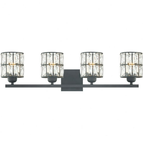 GIB8630MBK Quoizel Lighting Gibson - 4 Light Extra Large Bath Vanity