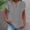 *Gray, variant on ClodeEU Womens Summer V Neck Short Sleeve Cotton Linen Shirts ,Trendy Casual Tunic Blouse Red^,Womens Plus M