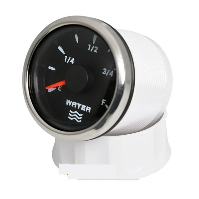 240-33 Fuel Float Sensor 52mm Fuel Level Gauge 7 Color LED Oil Tank Level Indicator For Marine Boat Car Water Level Meter ,Easy to Install