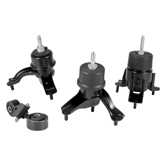 Toyota Camry 2007 2011 2.4L L4 Engine Transmission Motor Mount Kit Replacement Set of 4 Compatible with OE A62009 A4207 A4211 A4274