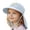 1-Sky Blue1396, variant on Oiyii Toddler Girls Water‑Repellent Bucket Hats Crocodile Embroidered Hiking Sun Hats, Grey