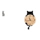 thumbnail image 1 of Figura de escritorio,Estatua de gato,linda estantería,escritorio,decoración del hogar,Reloj de pared,Reloj de pared decorativo para baño y dormitorio.,Reloj de pared de gato silencioso y sin, 1 of 8