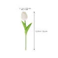thumbnail image 2 of 8 tulipanes artificiales de poliuretano de tacto real, arreglo floral, decoración de ramo., 2 of 8