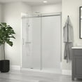thumbnail image 6 of Craft + Main LGRLSC6074-CL-MB Lagoon 74" High X 60" Wide Sliding Frameless Shower Door -, 6 of 7