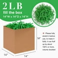 thumbnail image 2 of Relleno de trozos de papel arrugado Corlcol, 1 kg (verde bosque), 2 of 6