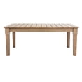 thumbnail image 6 of SAFAVIEH Couture Martinique Outdoor Patio Wood Coffee Table, Natural, 6 of 10